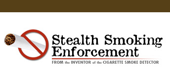 bathroom cigarette smoke detector and stealth smoking enforcement for bathroom